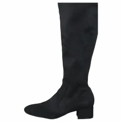 500 Black Suede Stretch Black