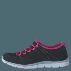 435-2311 Comfort Sock Black/Fuchsia