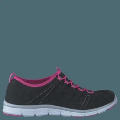 435-2311 Comfort Sock Black/Fuchsia