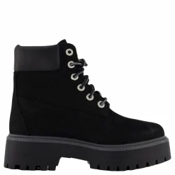 6 Inch Lace Up Waterproof Boot Jet Black