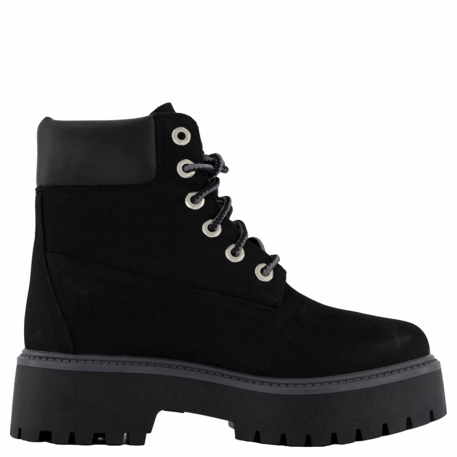6 Inch Lace Up Waterproof Boot Jet Black