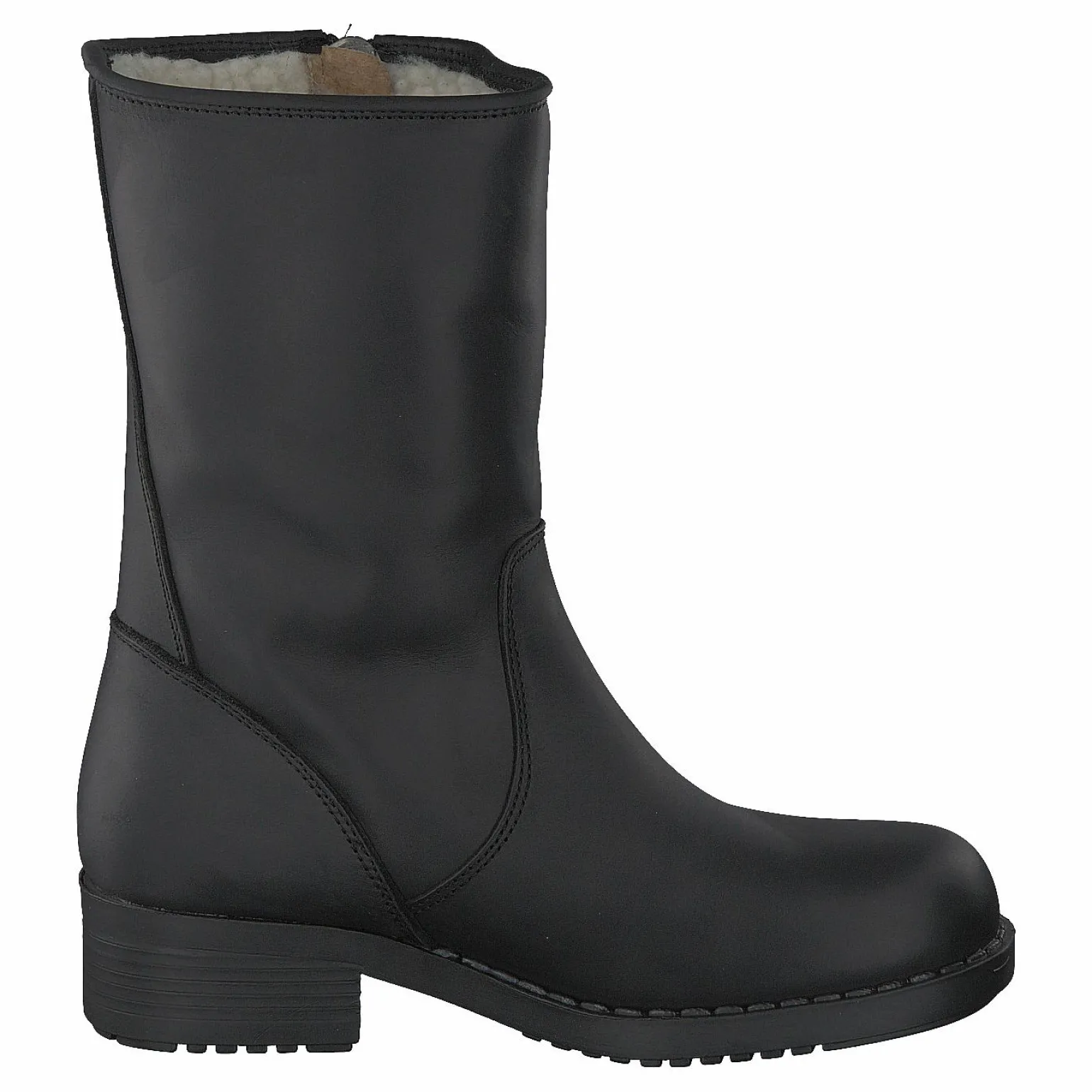 250 Mid Zip Side Black Old Silver