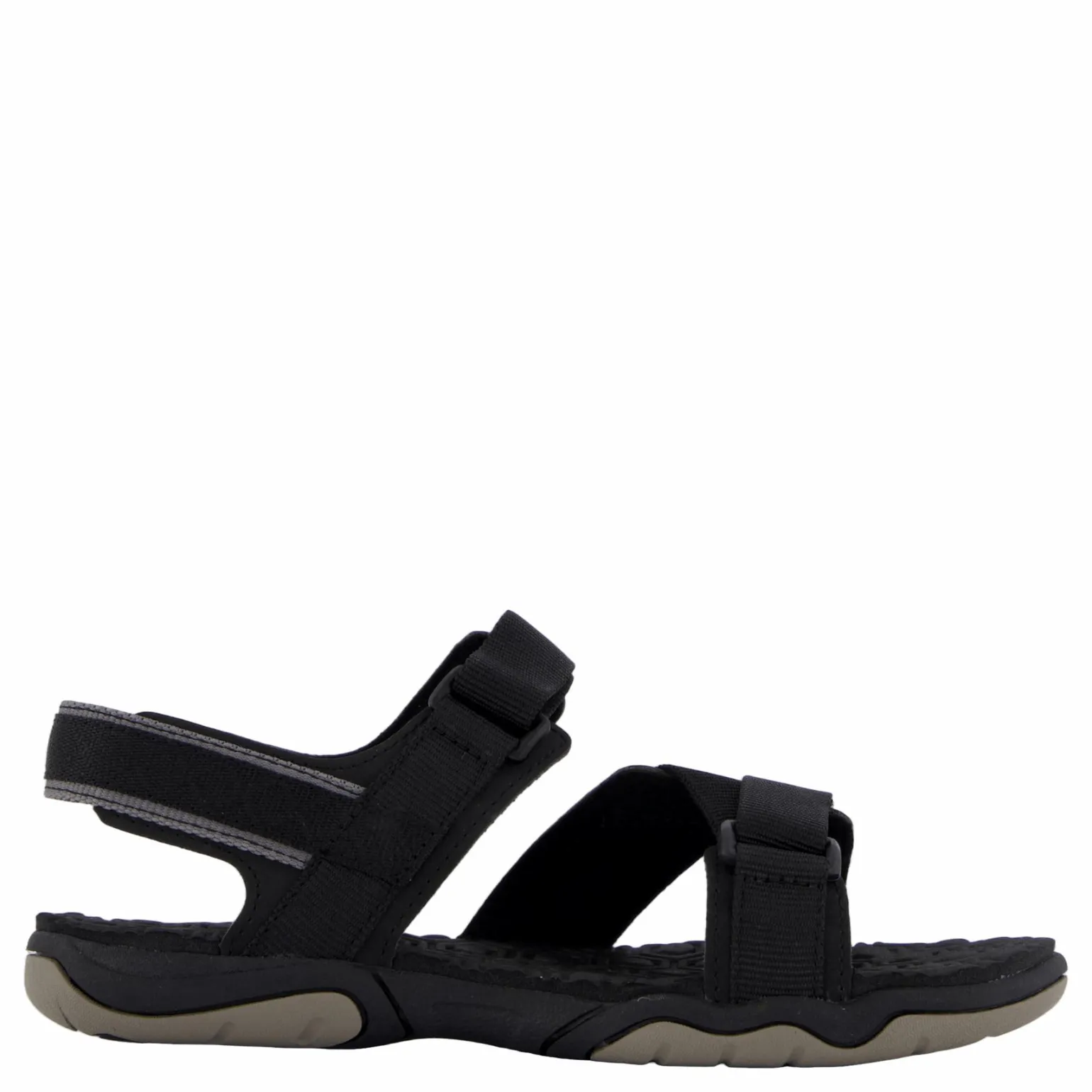 2 Strap Sandal Jet Black