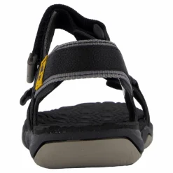 2 Strap Sandal Jet Black