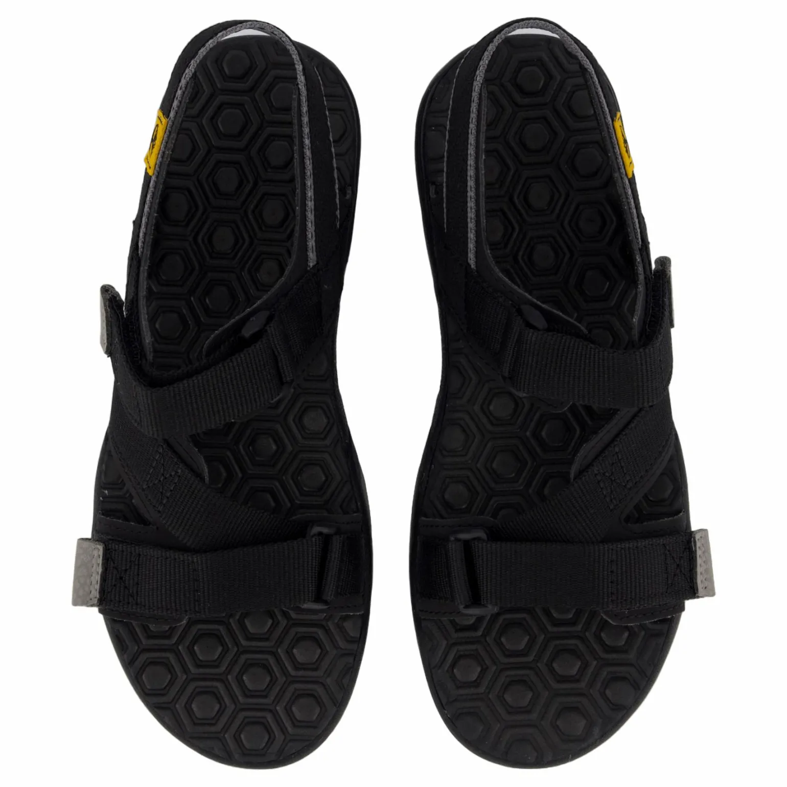 2 Strap Sandal Jet Black