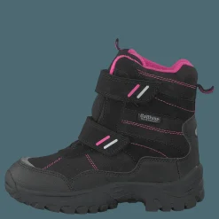 430-9113 Waterproof Warm Lined Black/fuchsia
