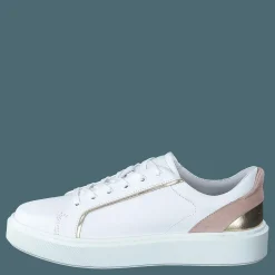 2219 White Nappa/gold/rose