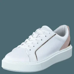 2219 White Nappa/gold/rose