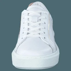 2219 White Nappa/gold/rose