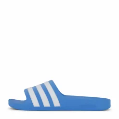 Adilette Aqua Slides Kids Blue Burst / Cloud White / Blue Burst