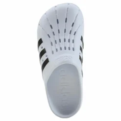 Adilette Clogs Cloud White / Core Black / Cloud White