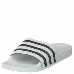 Adilette White/cblack/white