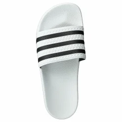 Adilette White/cblack/white