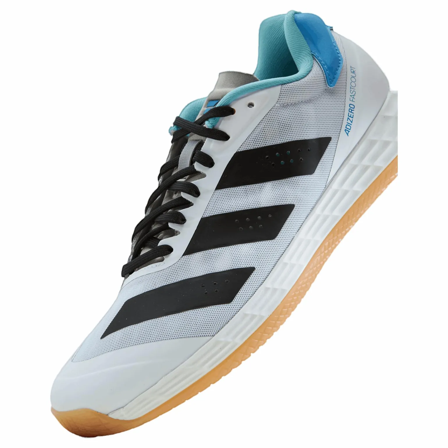 Adizero Fastcourt 1.5 Handball Shoes Cloud White / Core Black / Beam Orange