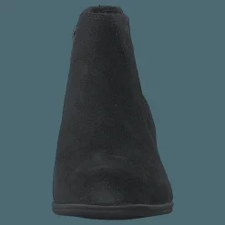 Adreena Flora Black Suede