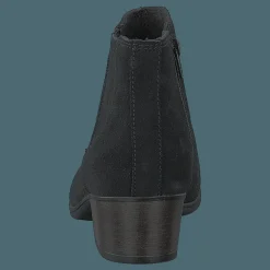 Adreena Flora Black Suede