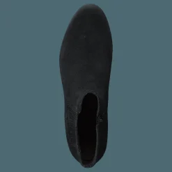 Adreena Flora Black Suede