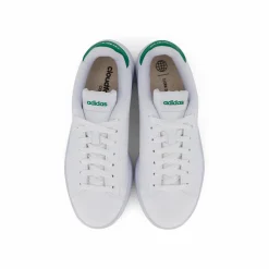 Advantage Shoes Cloud White / Cloud White / Green