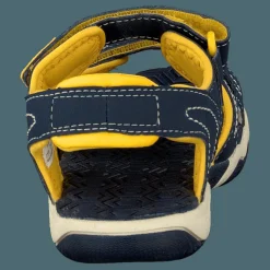 Adventure 2-strap sandal Navy/Yellow