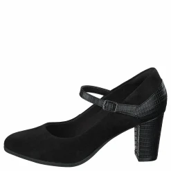Alayna Shine Black Suede / Synthetic Combi