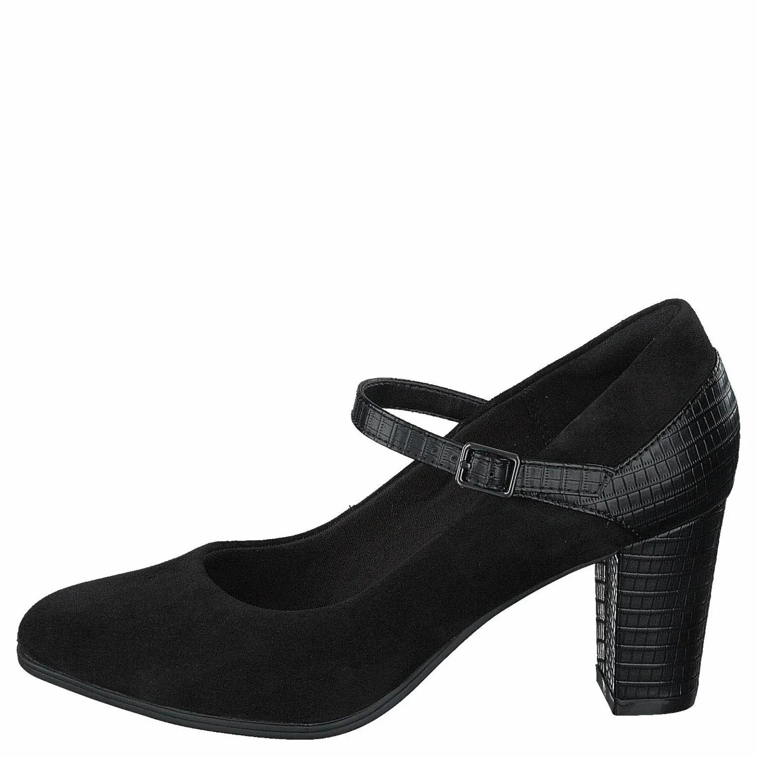 Alayna Shine Black Suede / Synthetic Combi