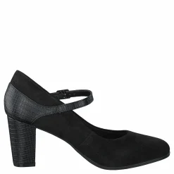 Alayna Shine Black Suede / Synthetic Combi