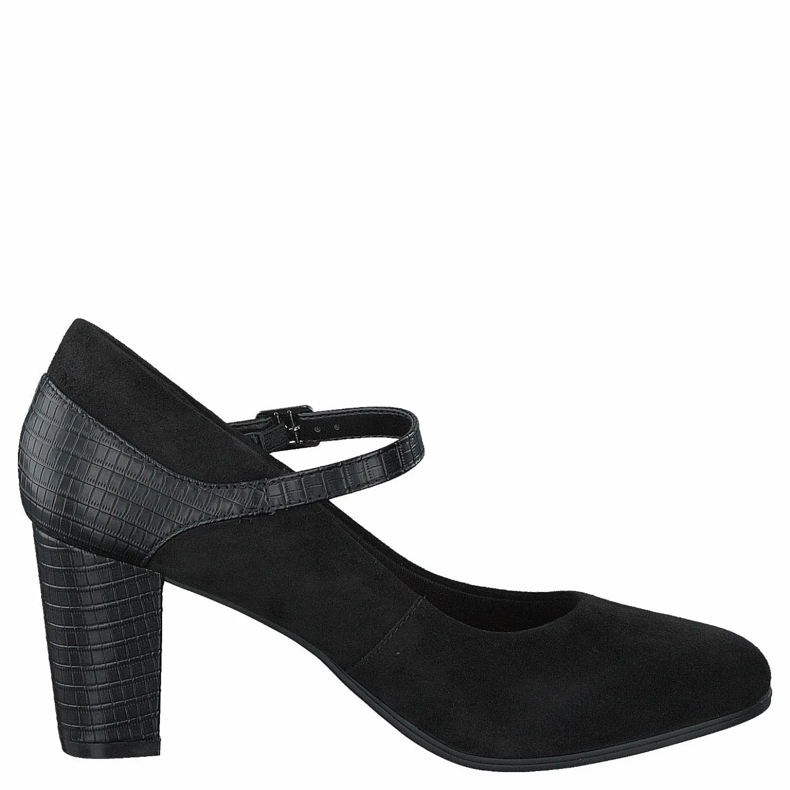 Alayna Shine Black Suede / Synthetic Combi