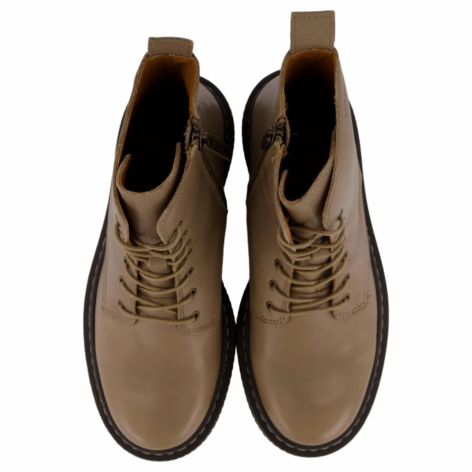 Alina Laced Boots Taupe