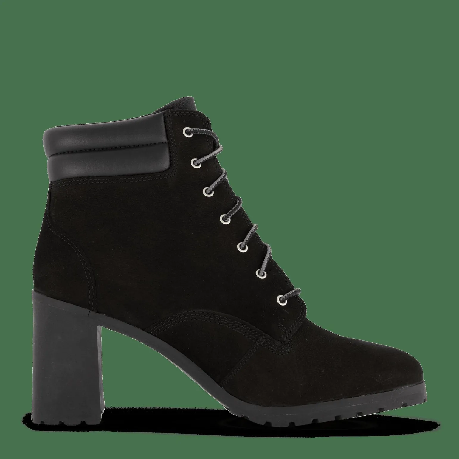 Allington Mid Lace Up Boot Jet Jet Black
