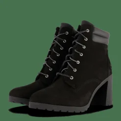 Allington Mid Lace Up Boot Jet Jet Black