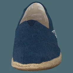 Alpargata Navy Washed Canvas Rope Sole