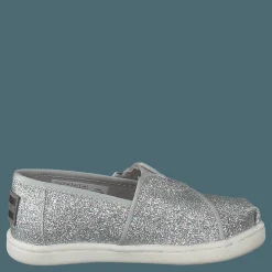 Alpargata Tiny Silver Iridescent Glimmer