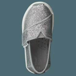 Alpargata Tiny Silver Iridescent Glimmer