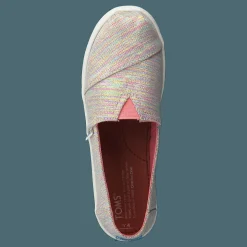 Alpargata Youth Pink Multi Twill Glimmer