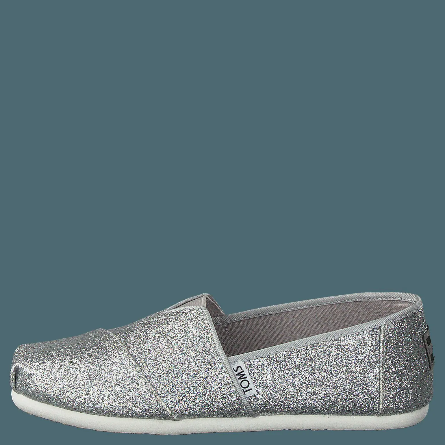 Alpargata Youth Silver Iridescent Glimmer