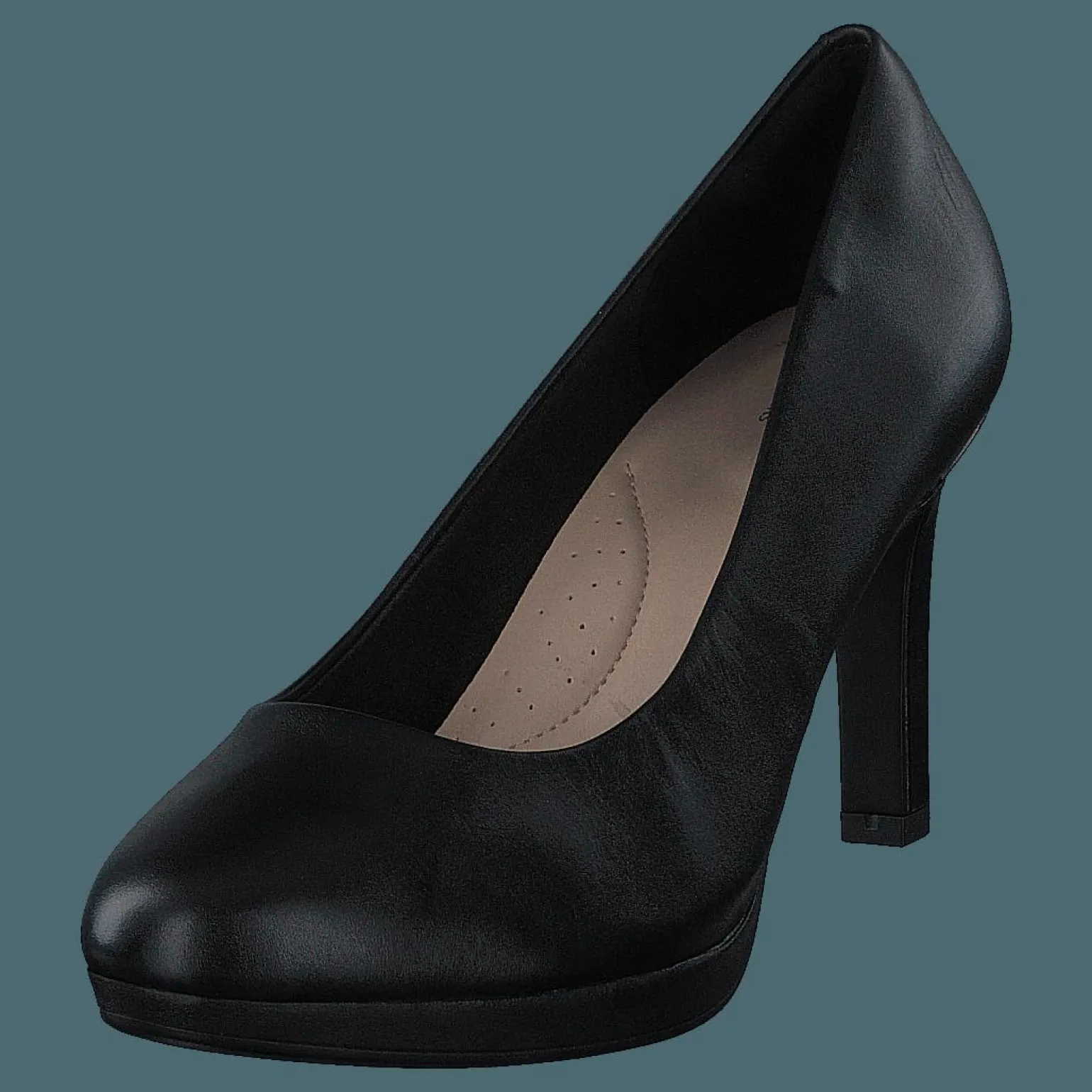 Amber Joy Black Leather