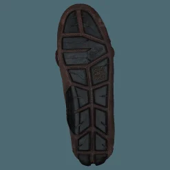 Anders Tasseled Suede Driver Chocolate Brown