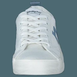 Andrea White/fog Blue