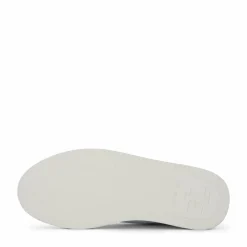 Angeline IV Leather & Haircalf Trainer Snow White/Chestnut Brown