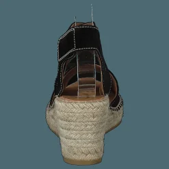 Ania Natural Suede Negro