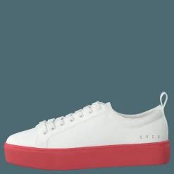 Arlo Three Antique White, Red Outsole