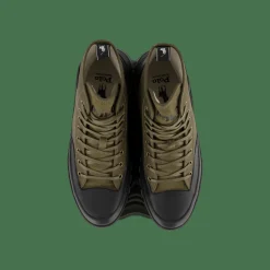 Armin Waxed Twill Sneaker Boot Canopy Olv