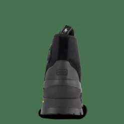 Armin Waxed Twill Trainer Boot Black