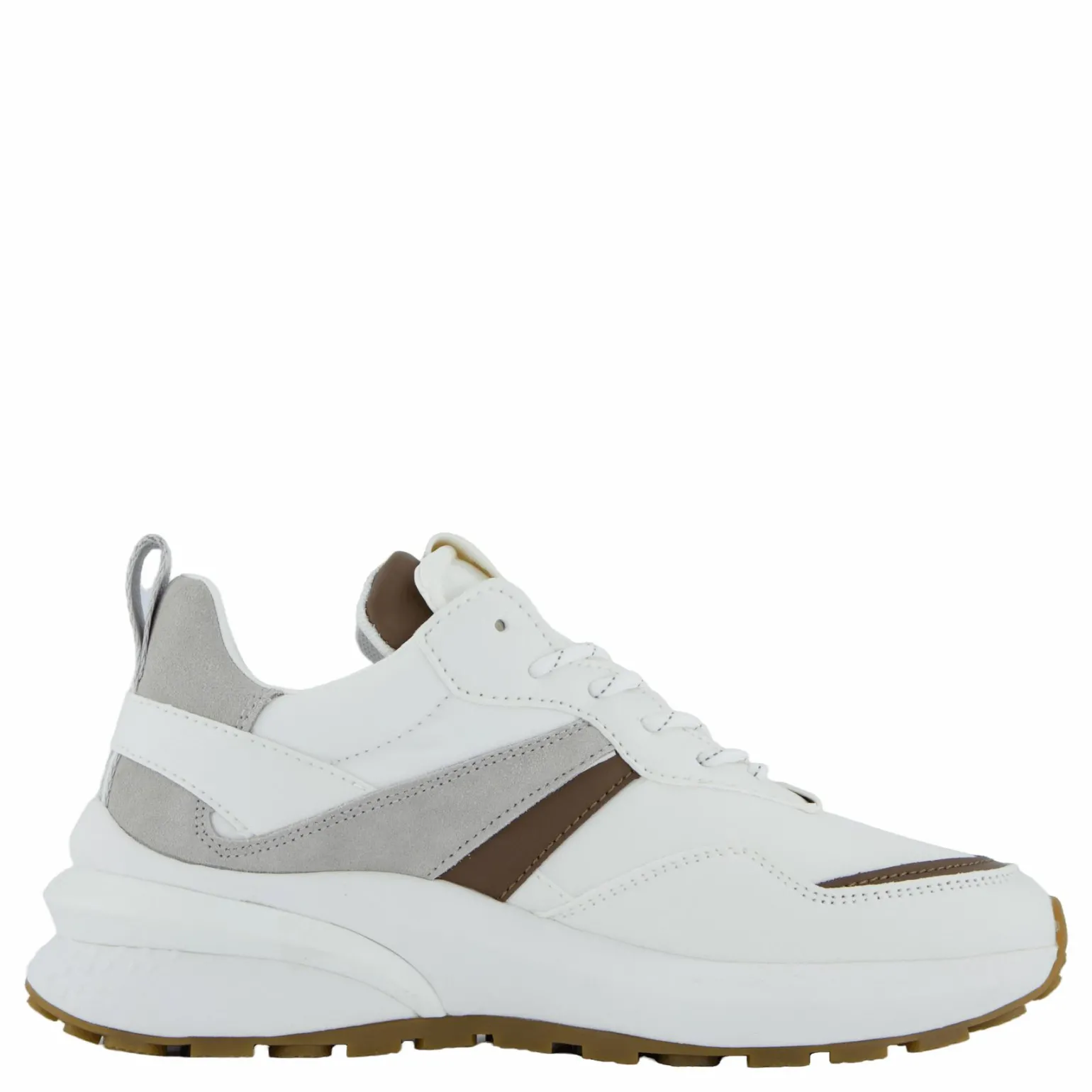 Athena Run White Brown
