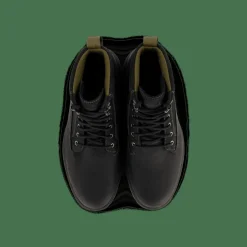 Atwells Ave Mid Lace Up Waterp Jet Black