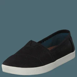 Avlon Slip-On Black Coated Canvas