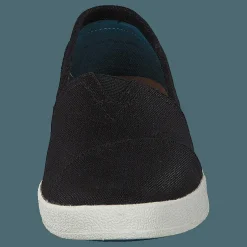 Avlon Slip-On Black Coated Canvas