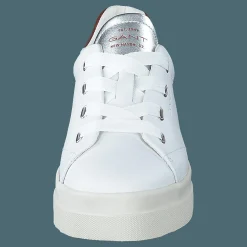 Avona Sneaker White/cognac/silver