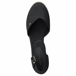 Basic Closed Toe Mid Wedge Black Bds
