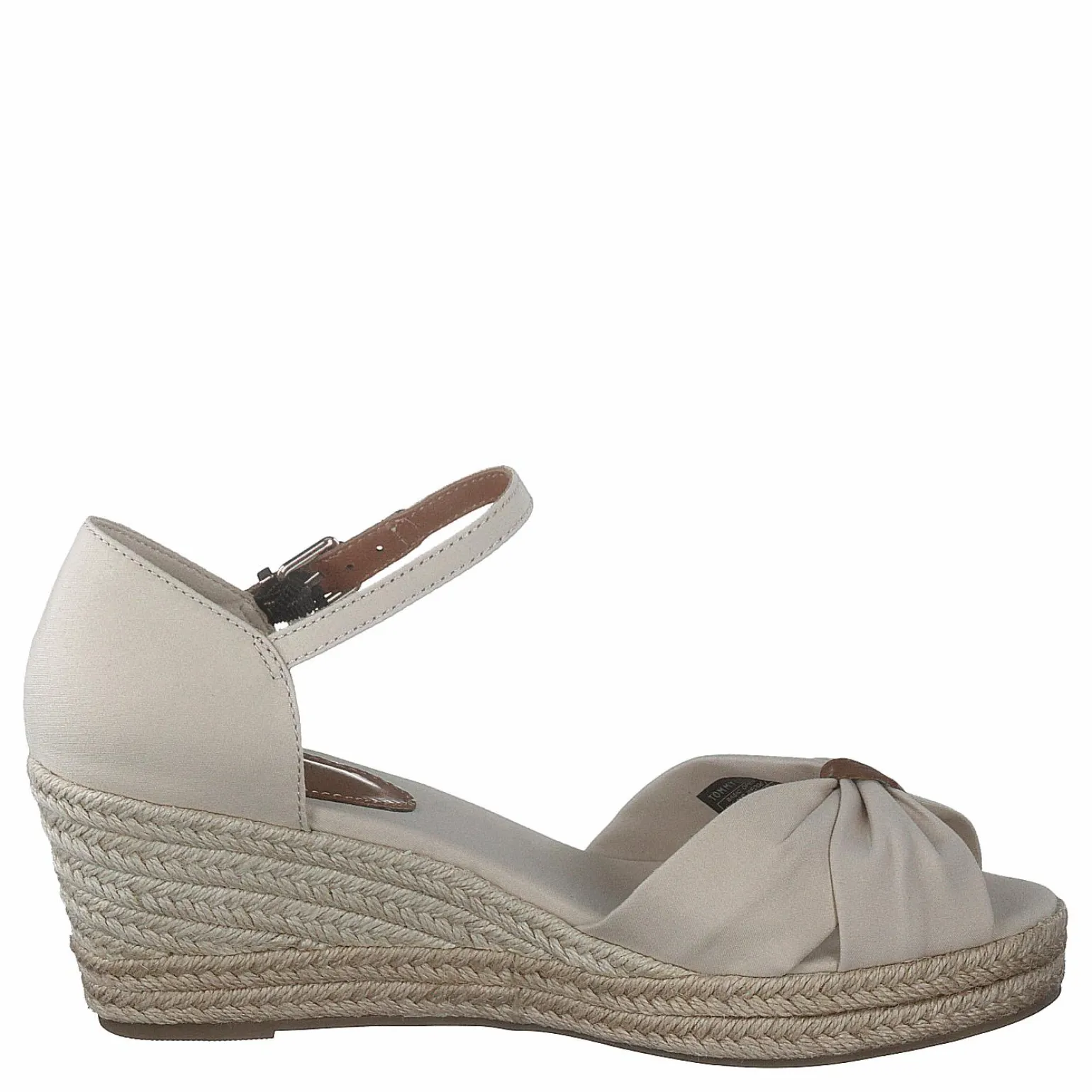 Basic Open Toe Mid Wedge Classic Beige